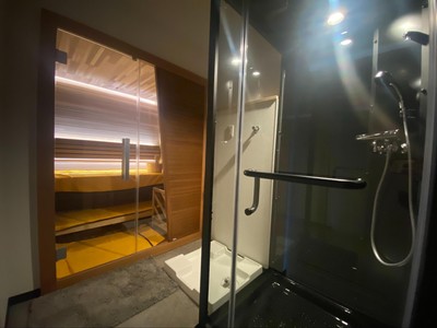 賃貸マンションへ導入された室内サウナ