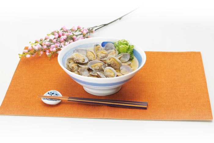 あさりうどん 並 530円(税込)