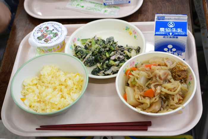 桜めし 学校給食