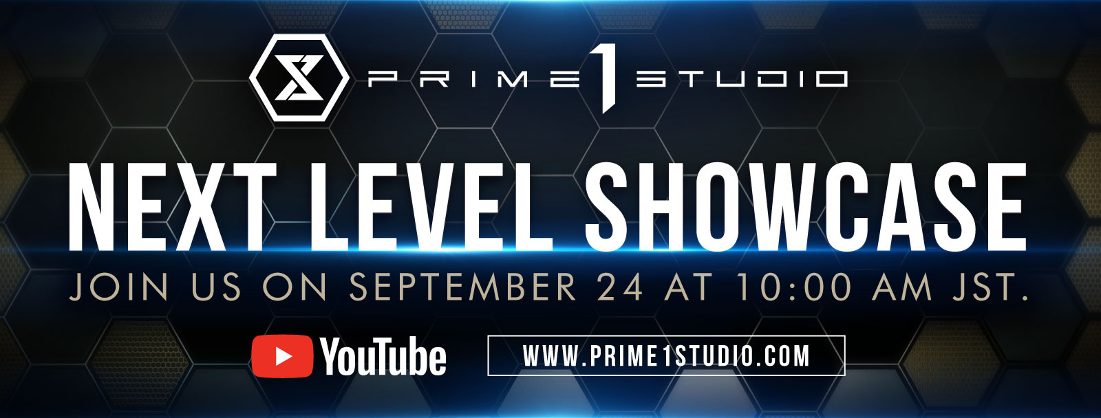 世界初公開のアイテム情報盛りだくさん！オンライン新作発表会「Prime1studio Next Level Showcase」開催決定！