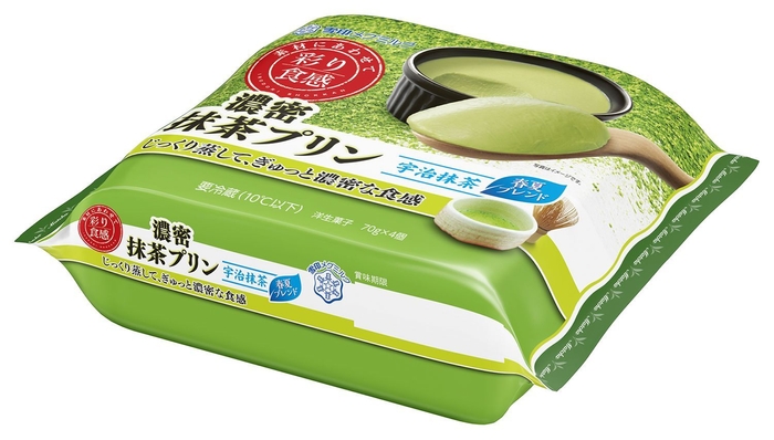 『彩り食感 濃密抹茶プリン』