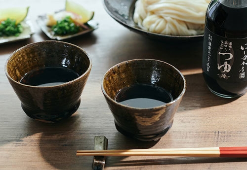 唐津焼「櫨ノ谷窯」製 はし田オリジナル蕎麦猪口セット