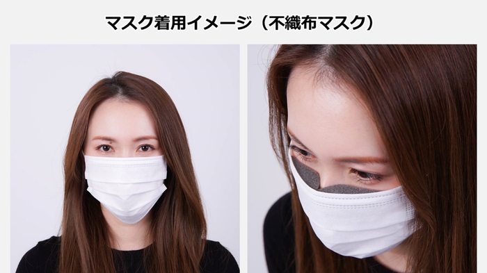 不織布マスク使用イメージ