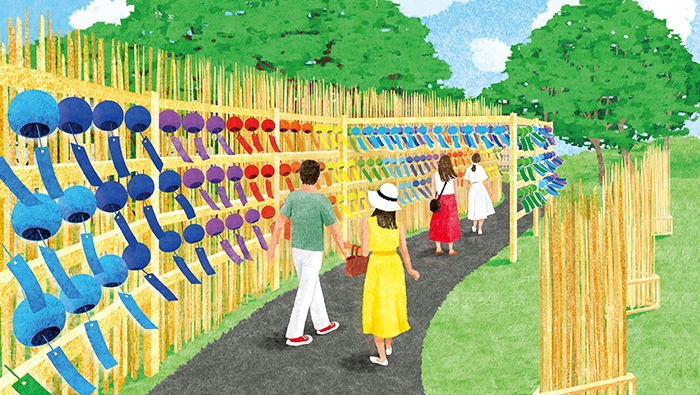 びわこ箱館山/風鈴のよし小道