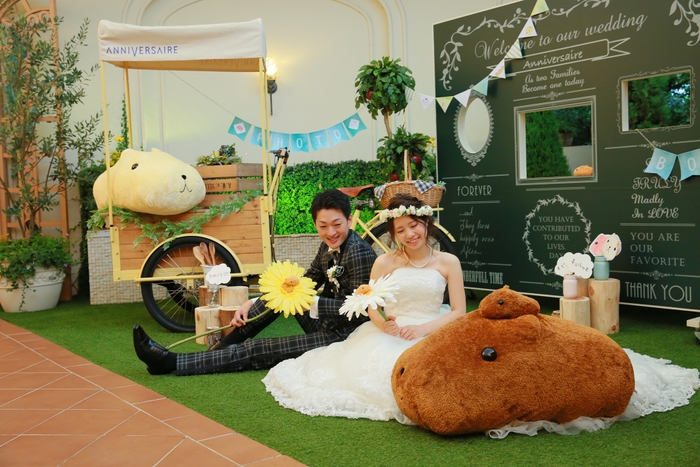カピバラさんといっしょ ナチュラルウエディングイメージ
