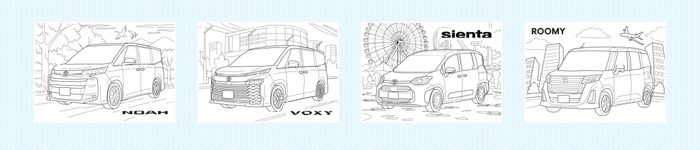 ぬりえキャンペーン対象画像