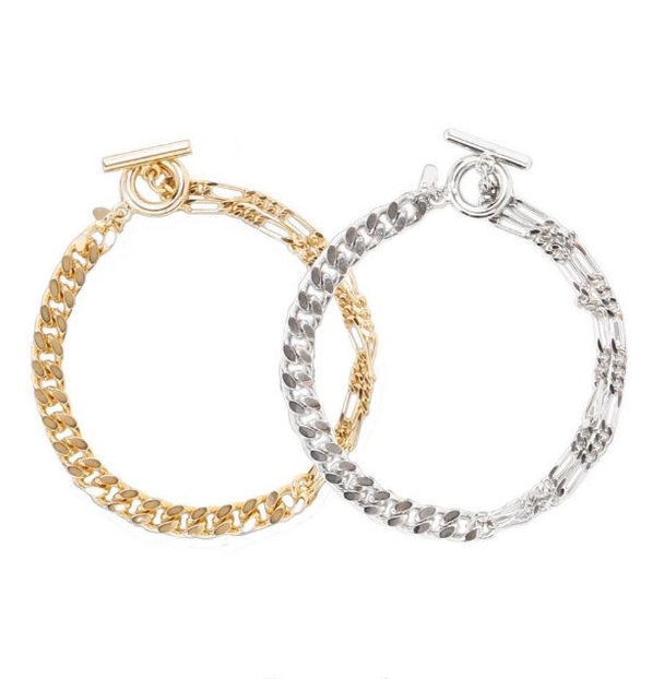 THE MULTI CHAIN MANTEL BRACELET マルチチェーンマンテルブレスレット GOLD / SILVER