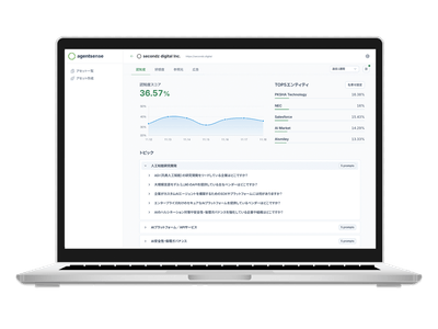 生成AI分析ツール「secondz Agentsense」