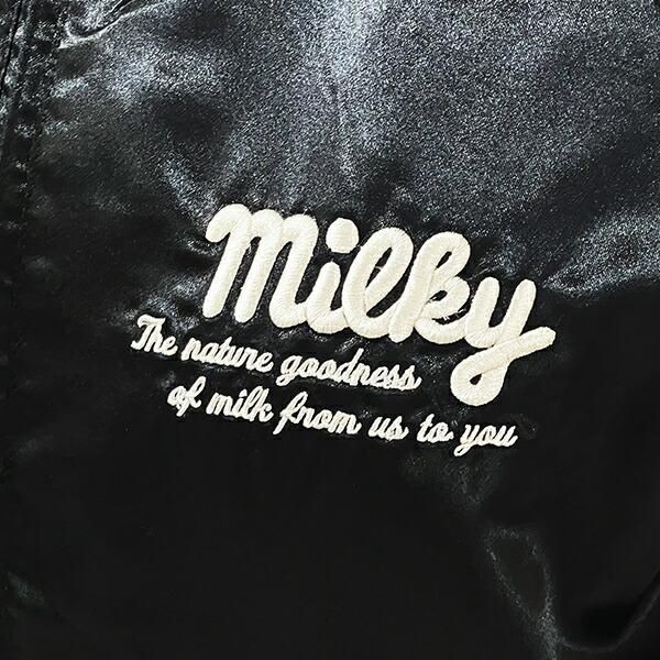 ペコちゃんのクールなコラボ刺繍スカジャン