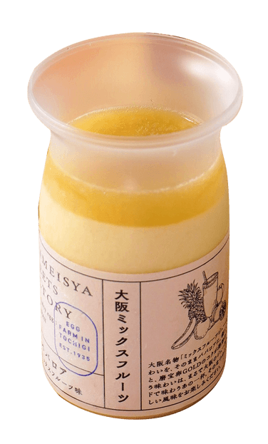 RANMEISYAババロア(ミックスジュース)