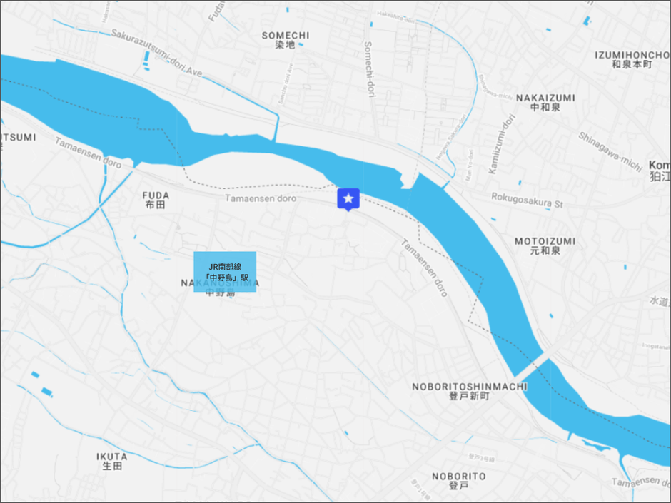 最寄り駅は「中野島」駅徒歩13分