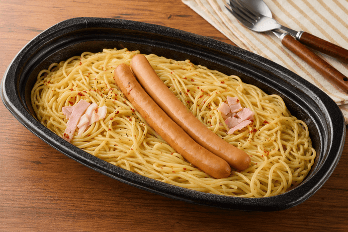 大盛 ソーセージのペペロンチーノ 増量 イメージ