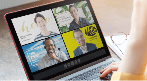 デジタル名刺背景