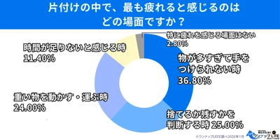 【500人調査】片付けが進まない背景に　 「捨てるかどうか」の判断疲れ　 「片付け・整理整頓に関する意識調査」を実施