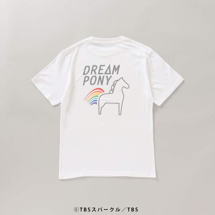 〈ITEM〉DREAM PONY LOGO TEE 〈PRICE〉¥4,400(inc. tax) 〈SIZE〉M / L / LL 〈COLLAR〉WHITE