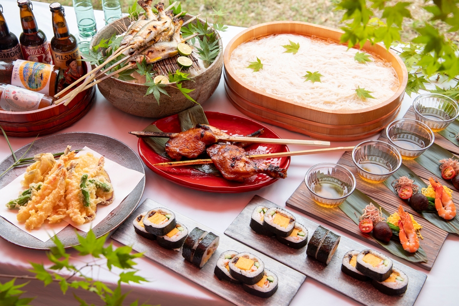 ▲海神人の食卓1階 宴「ファミリープラン」