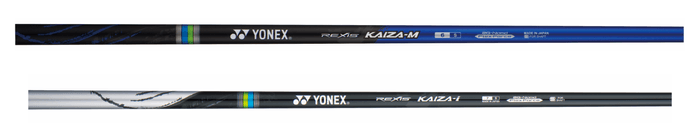 上からウッド専用モデル「REXIS KAIZA-M」、アイアン専用モデル「REXIS KAIZA-i」