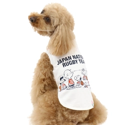 ラグビー日本代表×「ピーナッツ」の犬用Tシャツ＆トイ発売！