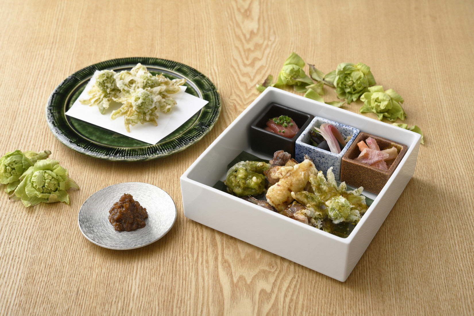 アファンの森のフキノトウが、発酵と醸造をテーマにした銀座の日本料理レストランGINZA豉KUKI　限定メニューに登場