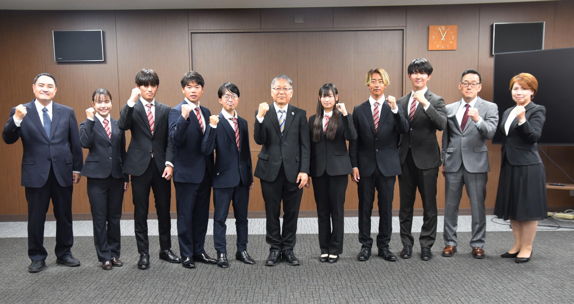 【名城大学・ヨット部】６月にデンマークで開催される「U23ワールド学生マッチレース」出場を野口学長に報告