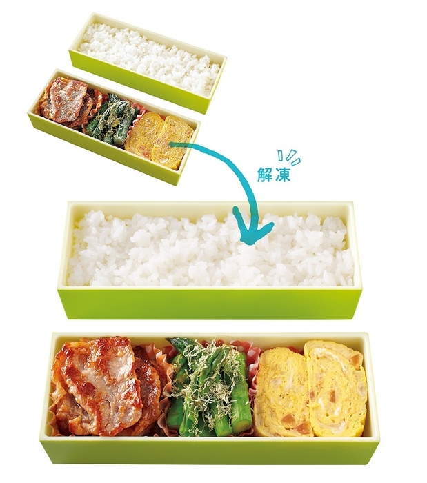 まるごと冷凍べんとう:豚肉の辛子焼きべんとう