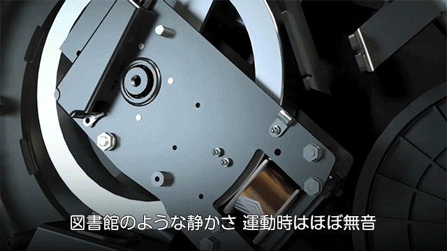 周囲に配慮した静音設計