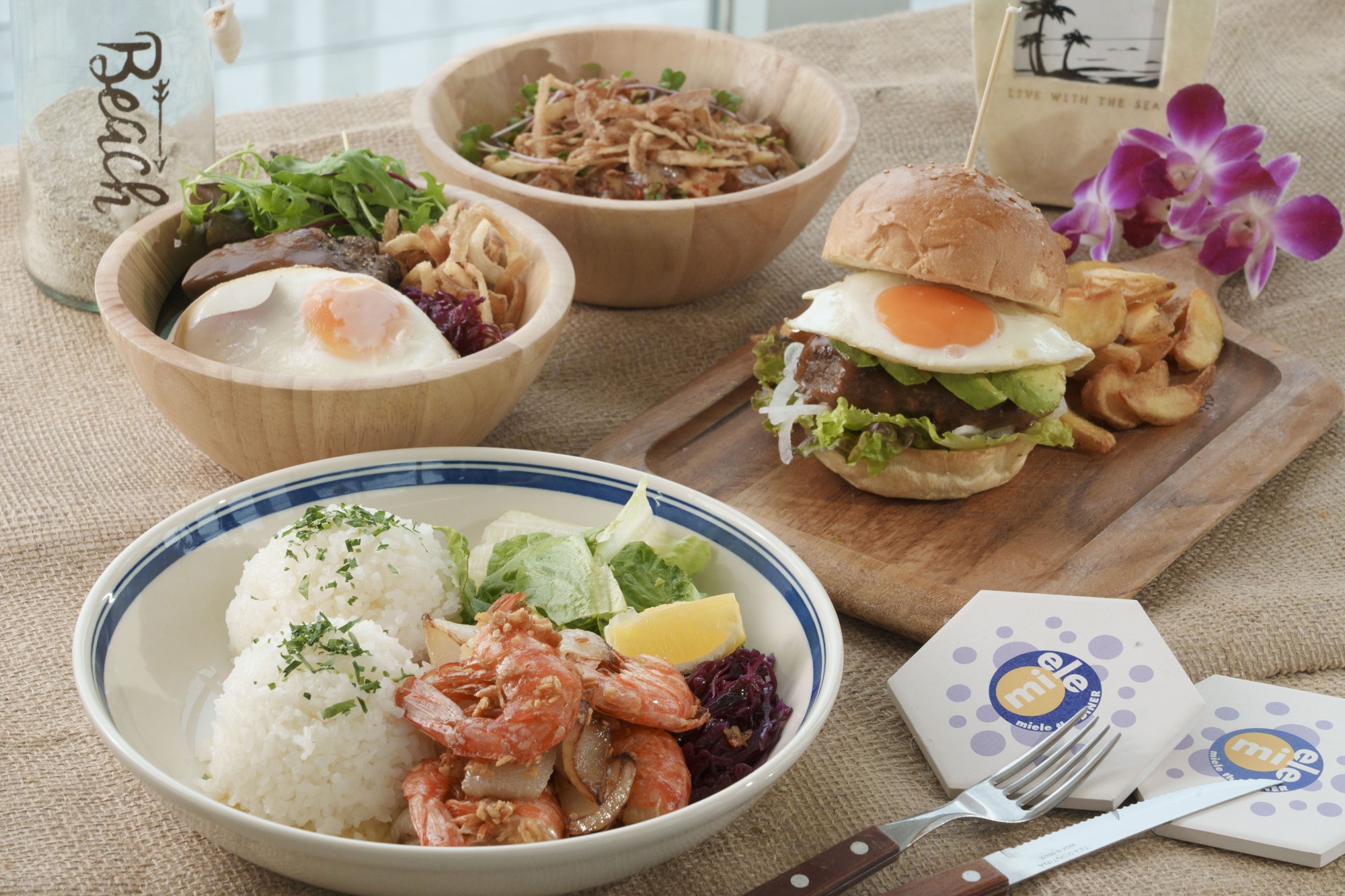ここ日本!?淡路島で味わう“ハワイ気分”
淡路島西海岸「miele the DINER」夏メニュー6月1日より提供開始!