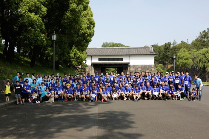 アクサダイレクト20周念記念チャリティラン 当日の様子