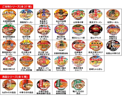2024年4月時点の凄麺ラインナップ