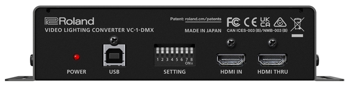 『VC-1-DMX』フロント・パネル
