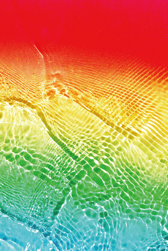 Untitled (Rainbow Waves 16), 2013