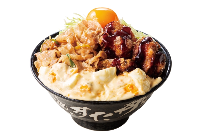 【おかわりRUSH】“ゴロ・ガリ・タル”唐揚げ合盛りすた丼 特別価格890円(税込)