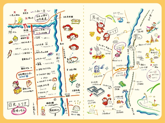 「ブリリアントヴィレッジ日光」から各観光スポットへ