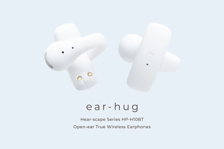 音楽が生活に優しくフィットする　 イヤーカフ型完全ワイヤレスイヤホン「ear-hug(イヤーハグ)」を 4月29日に発売！