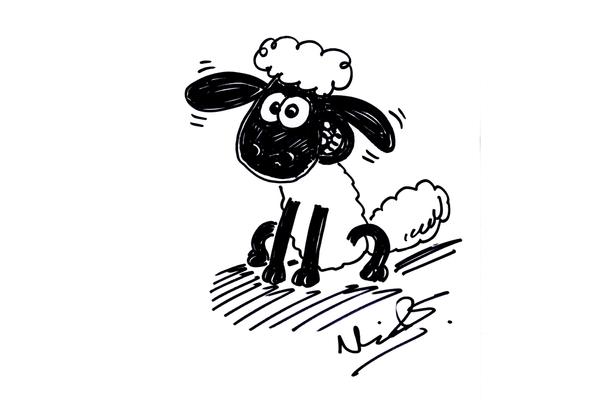 「ニック・パーク監督によるショーン」 （『ウォレスとグルミット 危機一髪！』）© Aardman / Wallace & Gromit Ltd 1995