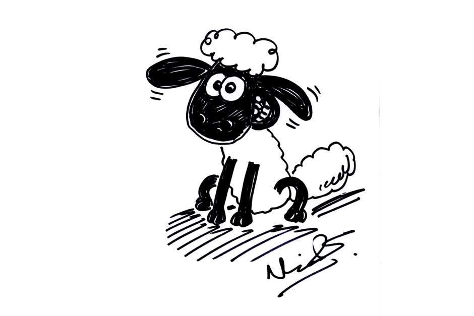 「ニック・パーク監督によるショーン」 (『ウォレスとグルミット 危機一髪!』)© Aardman / Wallace & Gromit Ltd 1995