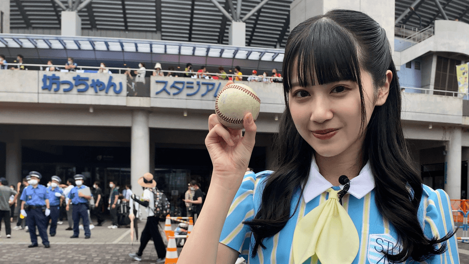 本番当日のSTU48中村舞