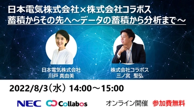 コールセンターもDX推進の時代に！ 無料オンラインセミナーを8月3日に開催　 株式会社コラボス×日本電気株式会社 主催