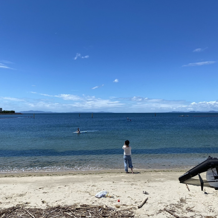 二色の浜　淡路島　明石海峡　神戸を望む