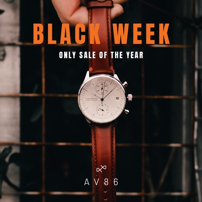 1844 Chronograph, Steel / Black