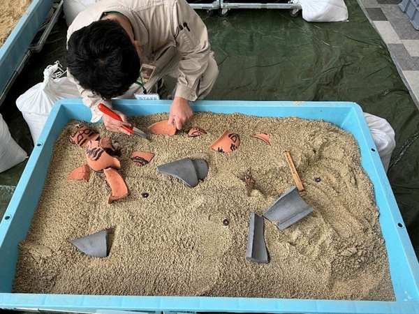 発掘体験準備中！