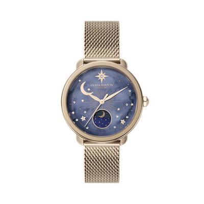 Navy & Rose Gold Mesh ¥31,900 (in tax)