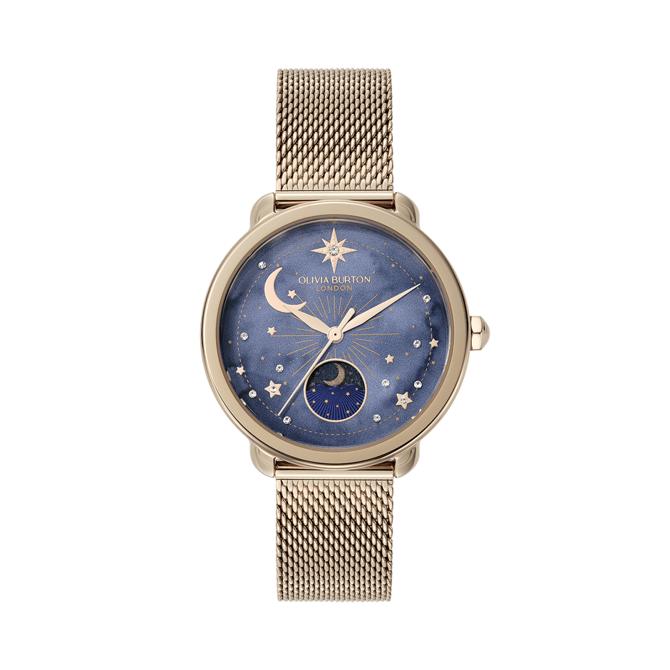 Navy & Rose Gold Mesh ¥31,900 (in tax)