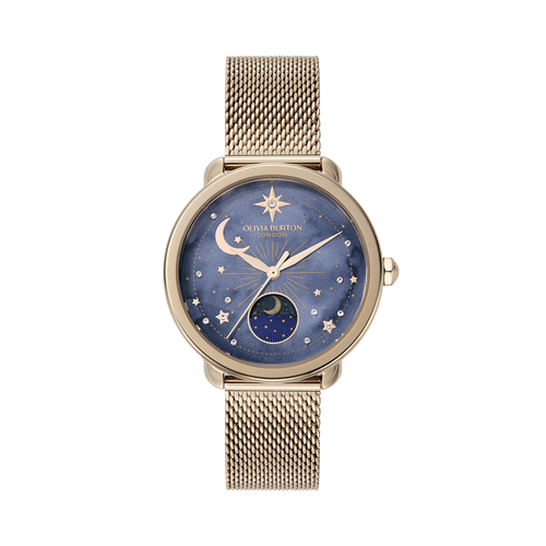 Navy & Rose Gold Mesh ¥31,900 (in tax)