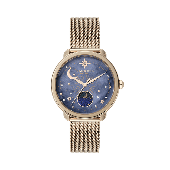 Navy & Rose Gold Mesh ¥31,900 (in tax)
