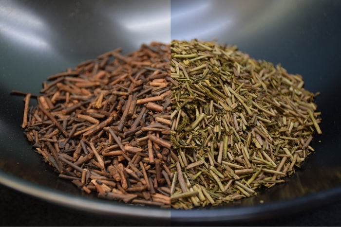 香りの棒ほうじ茶と、旨み甘みの棒ほうじ茶をブレンド