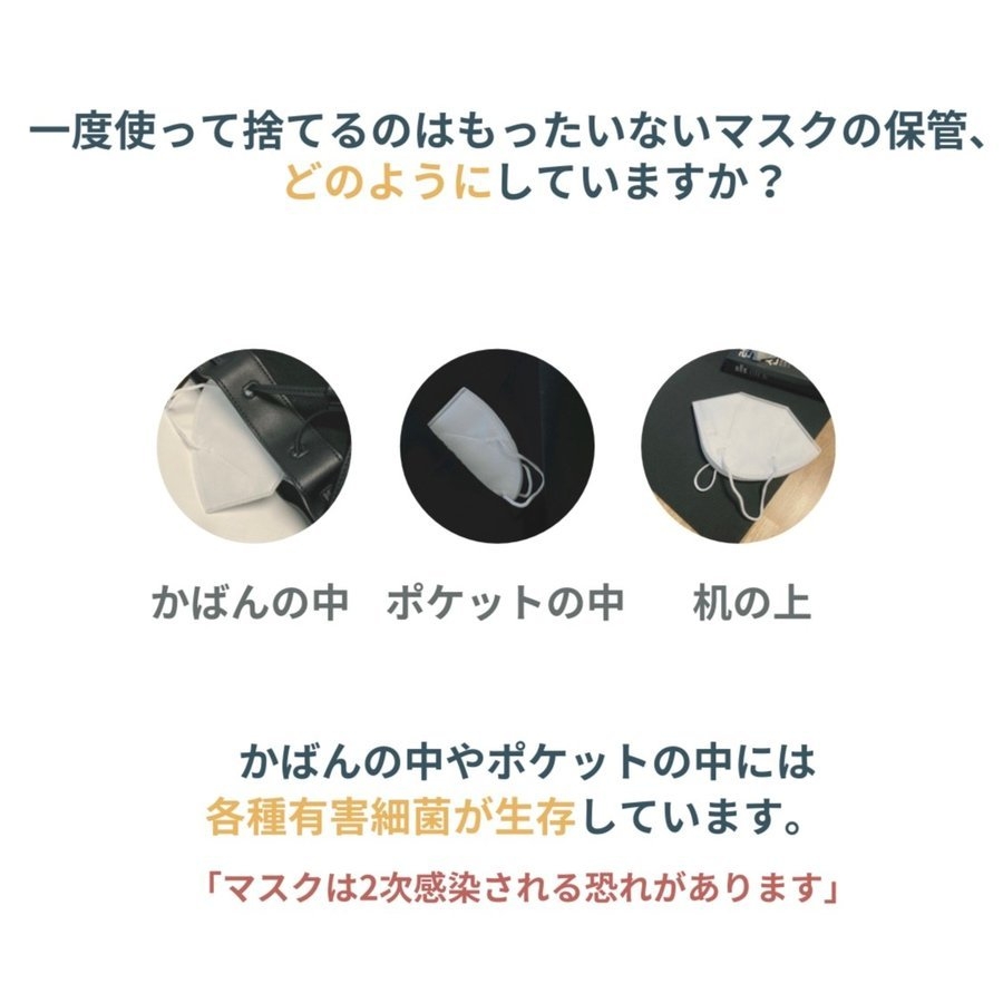 マスクの保管環境