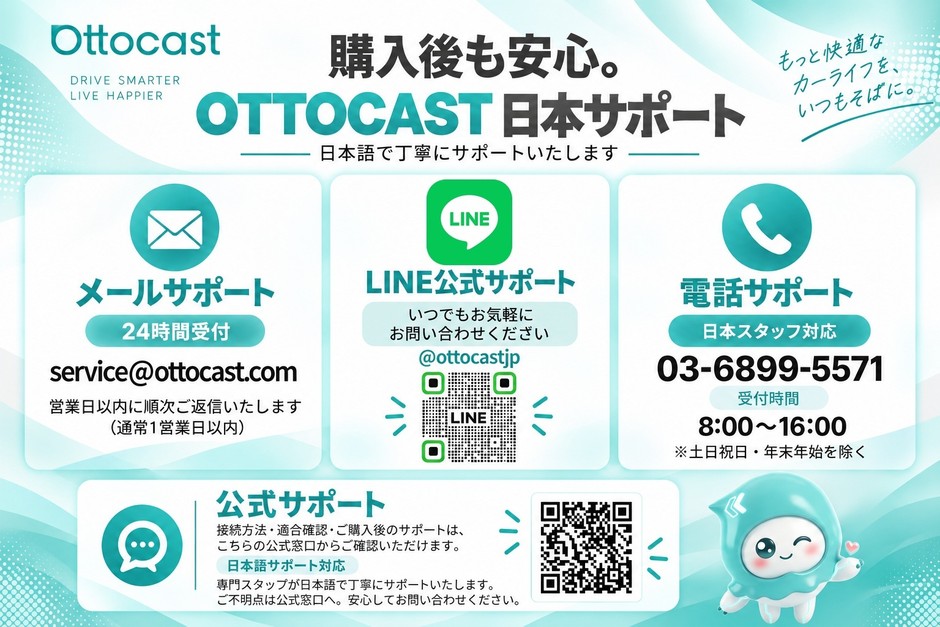 OTTOCASTの日本語サポート