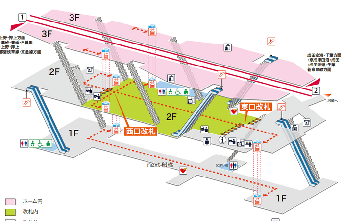 京成船橋駅 地図