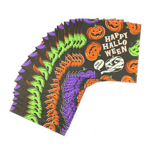 「ペーパーナプキン Halloween monster」価格：132円⇒105円／20枚入り
